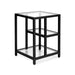 MILEY END TABLE (BLACK METAL) - Furniture Depot