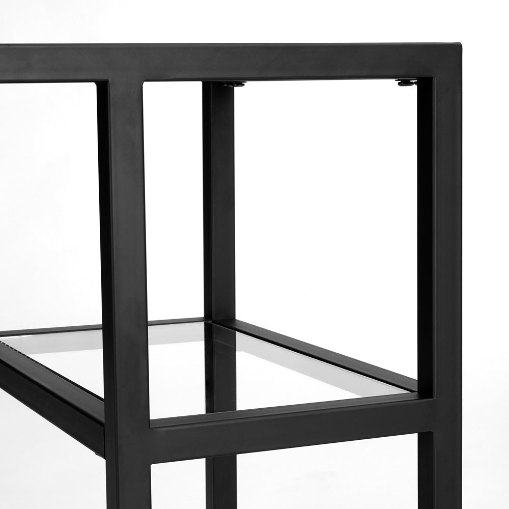 MILEY END TABLE (BLACK METAL) - Furniture Depot