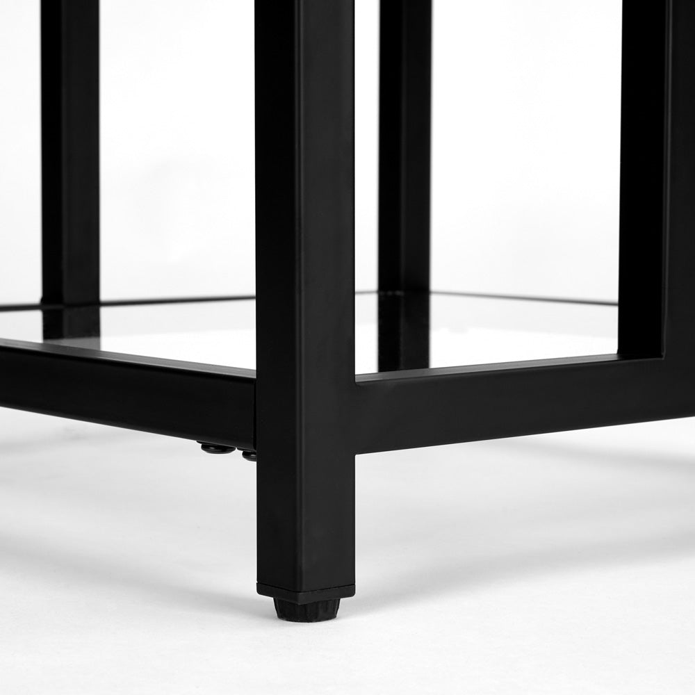 MILEY END TABLE (BLACK METAL) - Furniture Depot