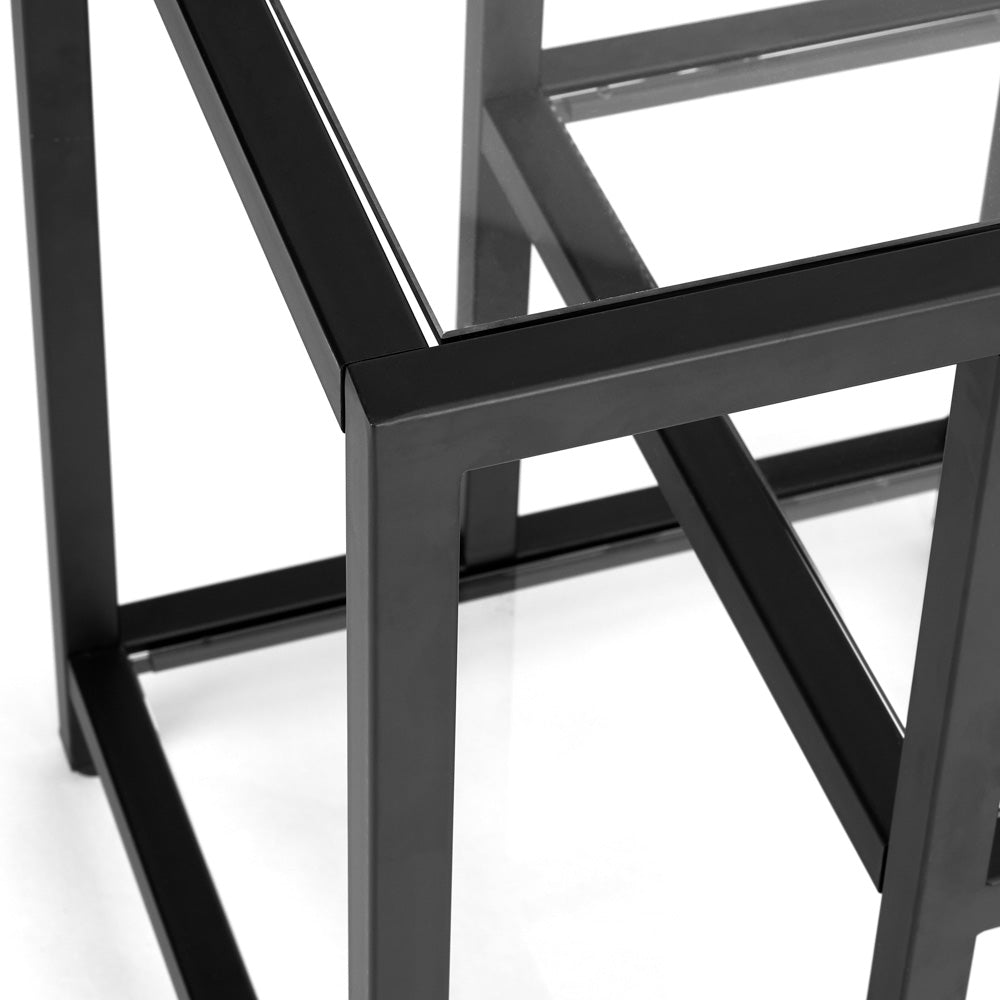 MILEY END TABLE (BLACK METAL) - Furniture Depot