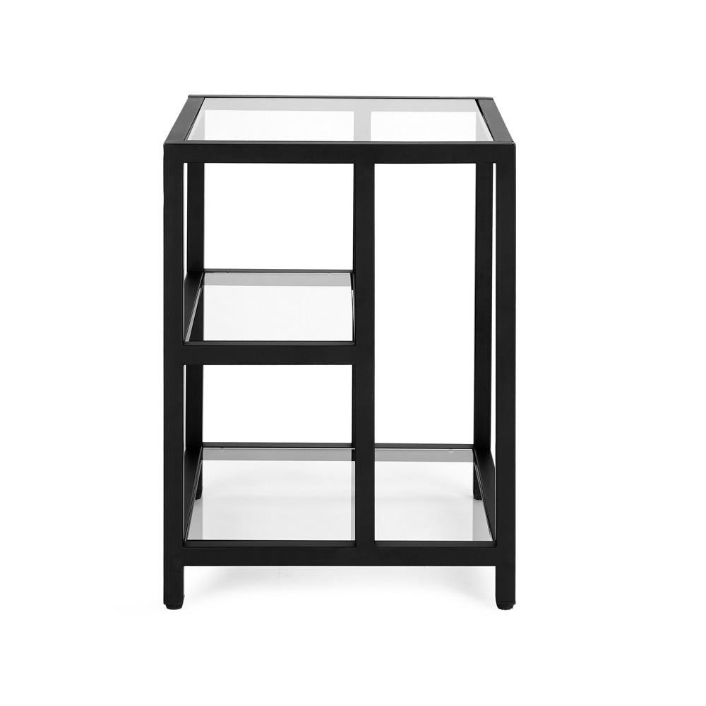 MILEY END TABLE (BLACK METAL) - Furniture Depot