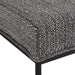 Roger Bench (Charcoal fabric) - Furniture Depot