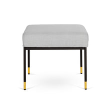 Load image into Gallery viewer, ROGER Ottoman (Light Grey linen fabric) - Furniture Depot