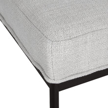 Load image into Gallery viewer, ROGER Ottoman (Light Grey linen fabric) - Furniture Depot