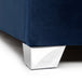 Wellington Blue Velvet Bed (Queen size) - Furniture Depot