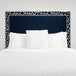 Wellington Blue Velvet Bed (Queen size) - Furniture Depot