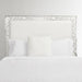 Wellington White Leatherette Bed (Queen size) - Furniture Depot