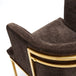 Theo Chair Java Chocolate Fabric - Furniture Depot