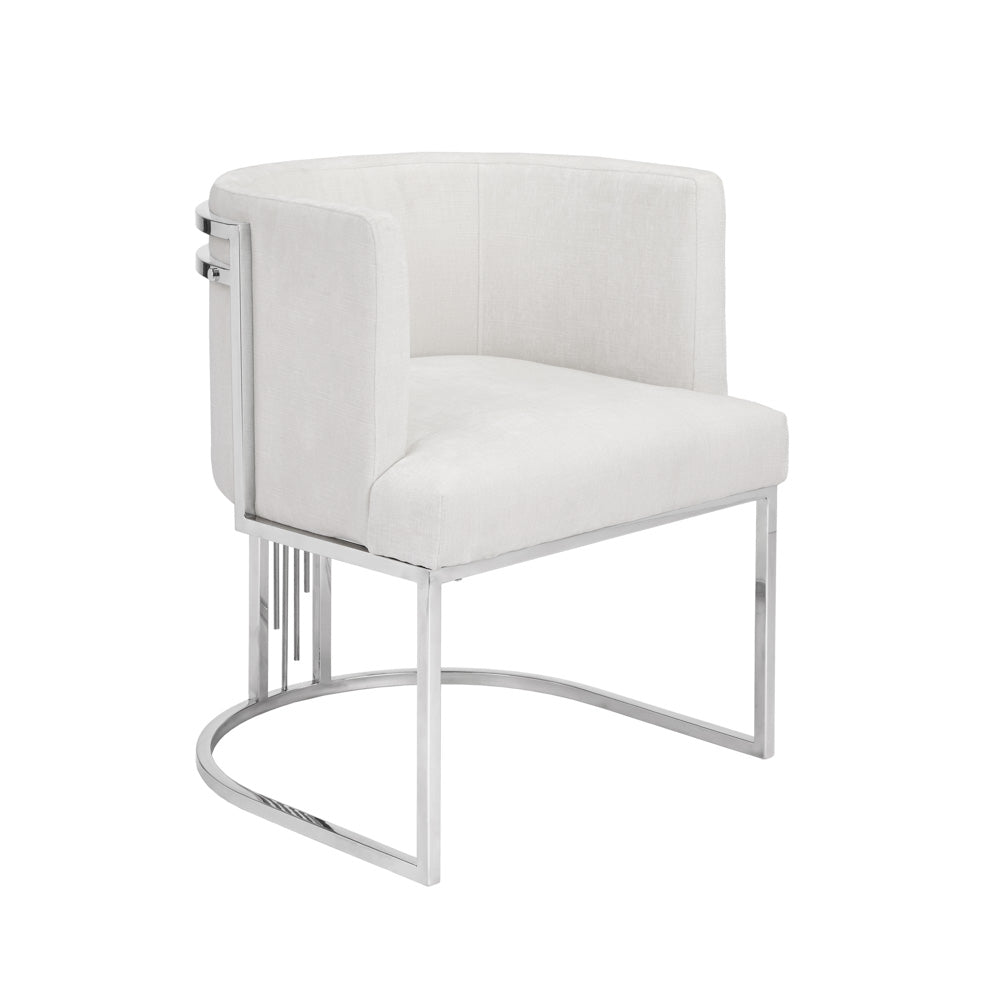 Theo Chair Contesssa Vanilla fabric color - Furniture Depot