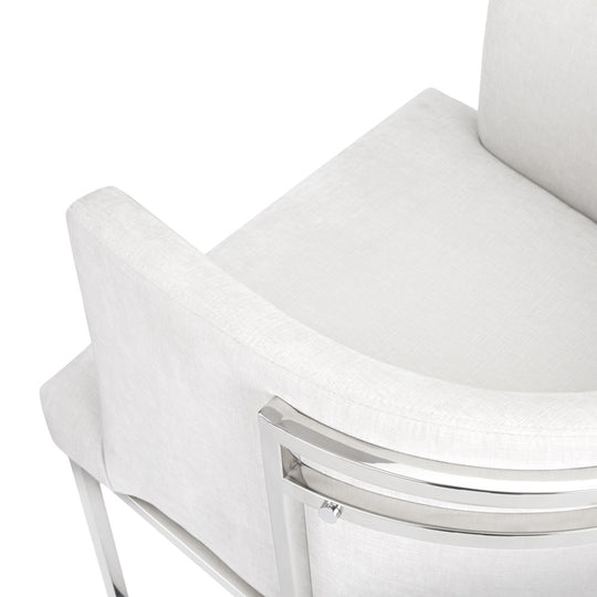 Theo Chair Contesssa Vanilla fabric color - Furniture Depot