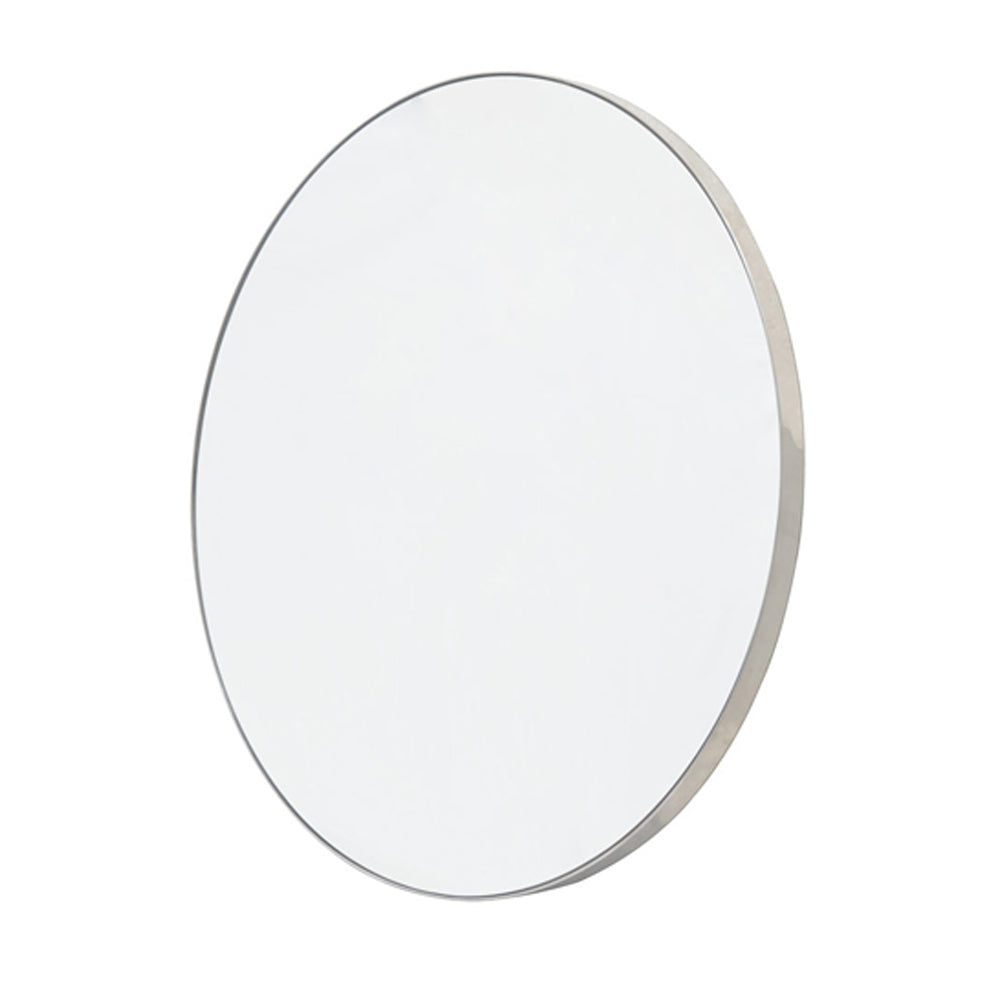 WALL MIRROR (SILVER POLISHED STEEL) - Furniture Depot