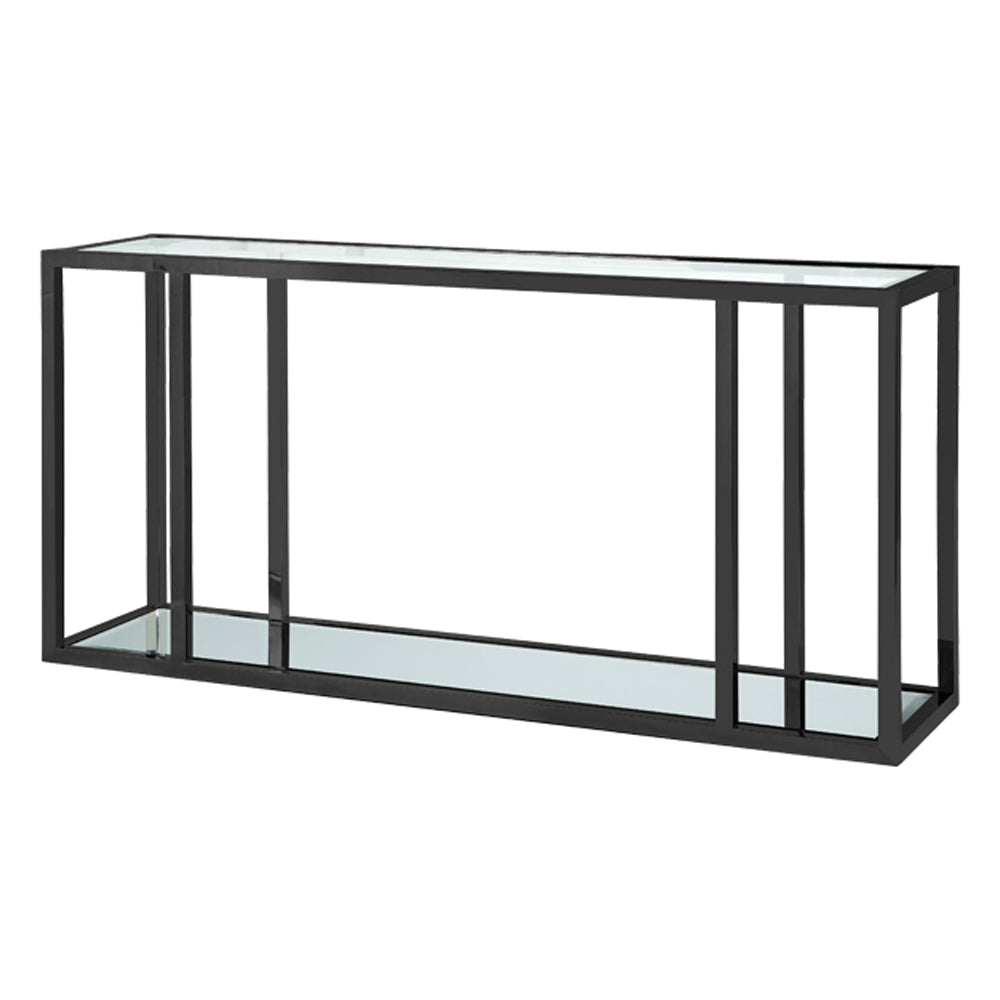 Caspian Console Table (Black) - Furniture Depot