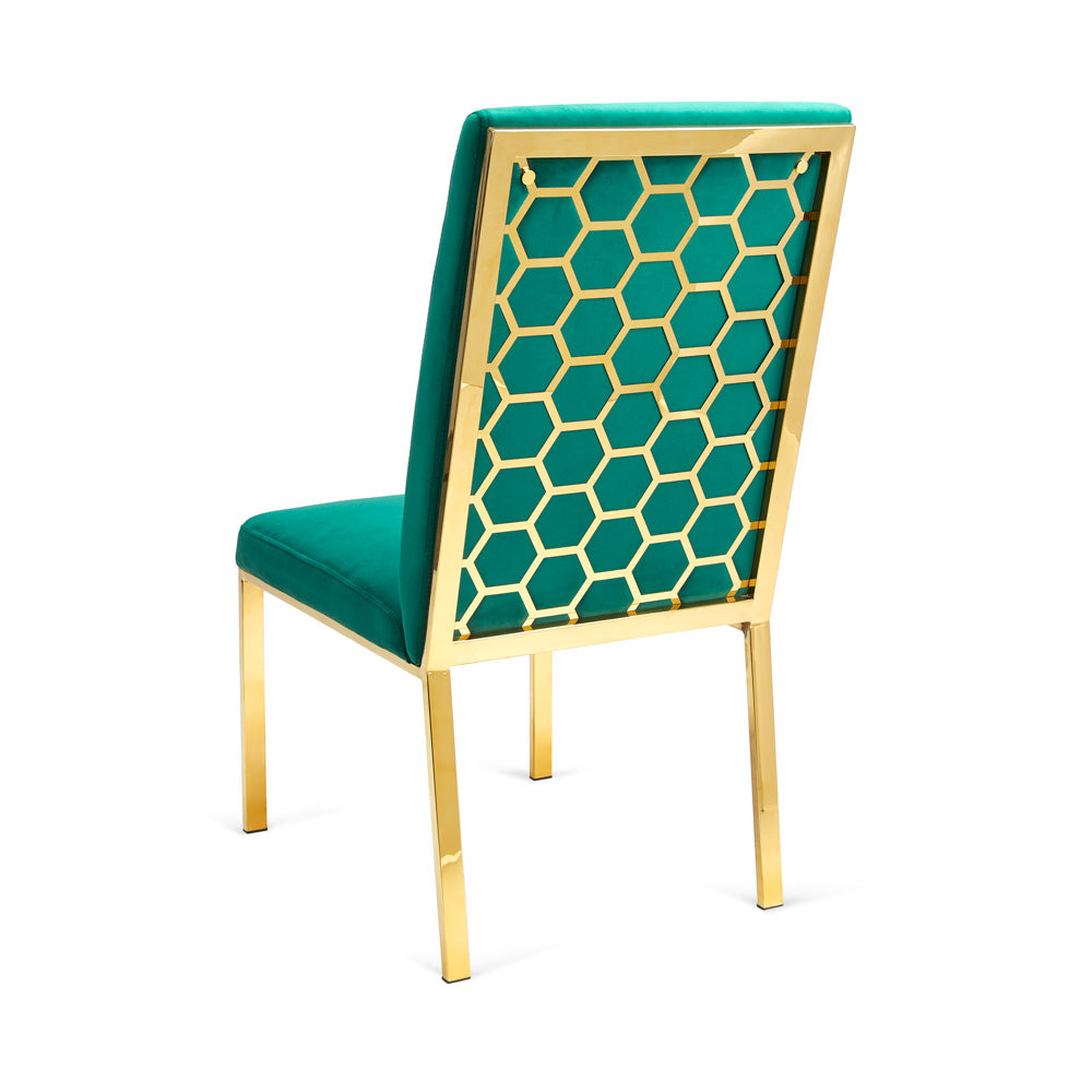 RILEY CHAIR (Emerald green) - Furniture Depot