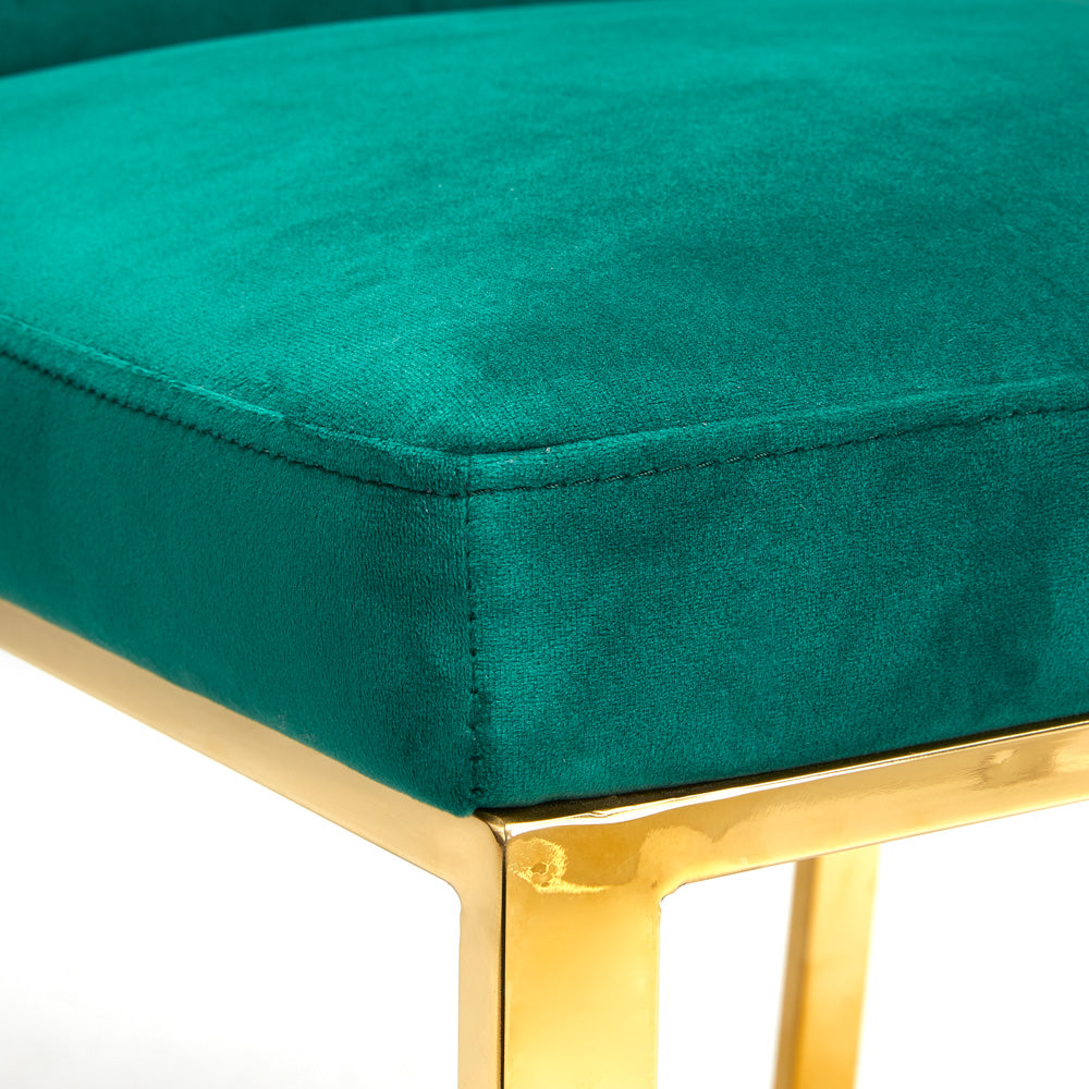 RILEY CHAIR (Emerald green) - Furniture Depot