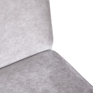 Riley Chair (Grey Velvet) - Furniture Depot