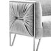 Truro Chair (NP Grey Velvet color) - Furniture Depot