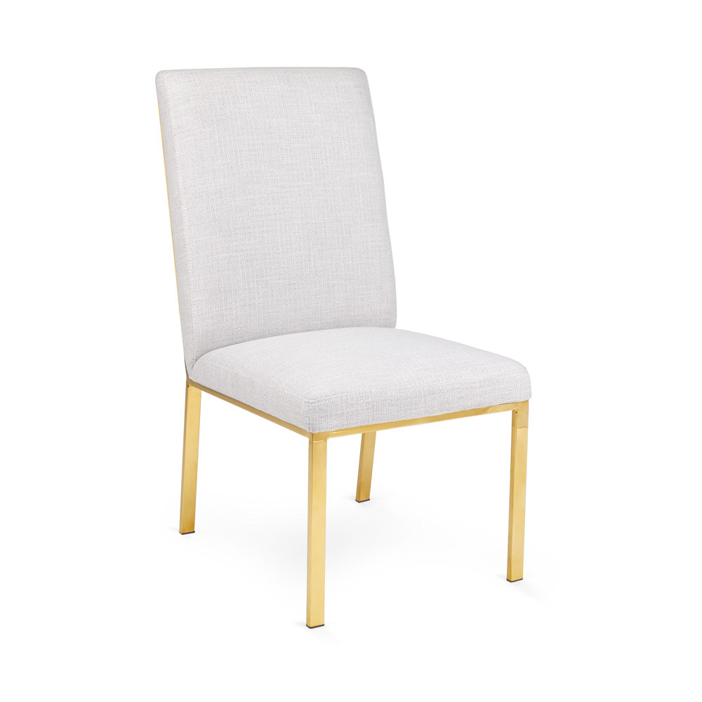 RILEY CHAIR ( Light Grey Linen) - Furniture Depot