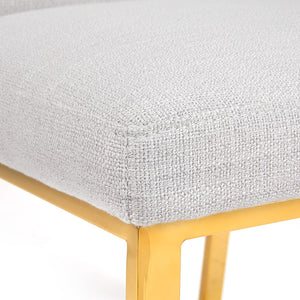 RILEY CHAIR ( Light Grey Linen) - Furniture Depot