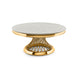 Bailey Gold Coffee Table Polished Gold - Furniture Depot