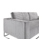Franklin Sofa (Grey Velvet) - Furniture Depot