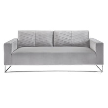 Load image into Gallery viewer, Franklin Sofa (Grey Velvet) - Furniture Depot