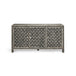 Augustine Bone Inlay 3 Door Sideboard - Furniture Depot