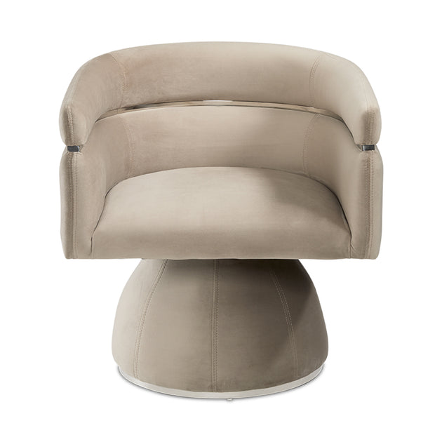 Obi Chair - Cream Velvet - Furniture Depot