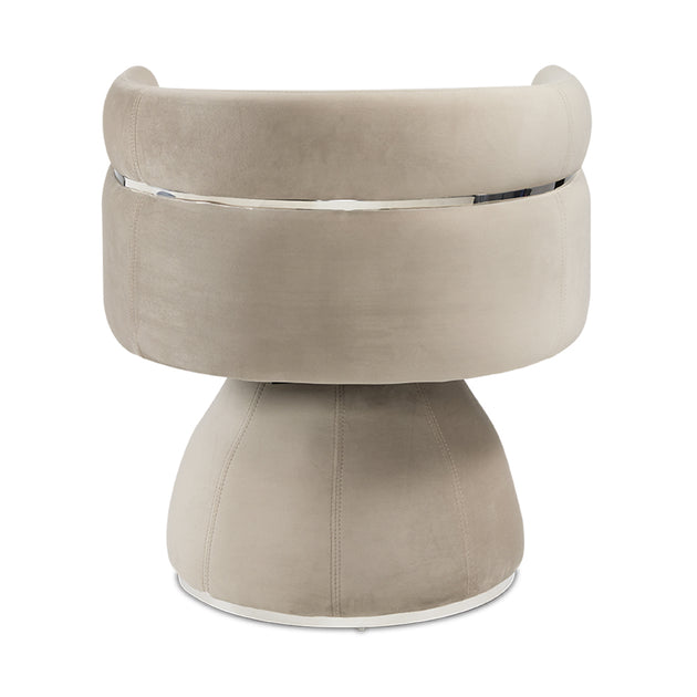 Obi Chair - Cream Velvet - Furniture Depot