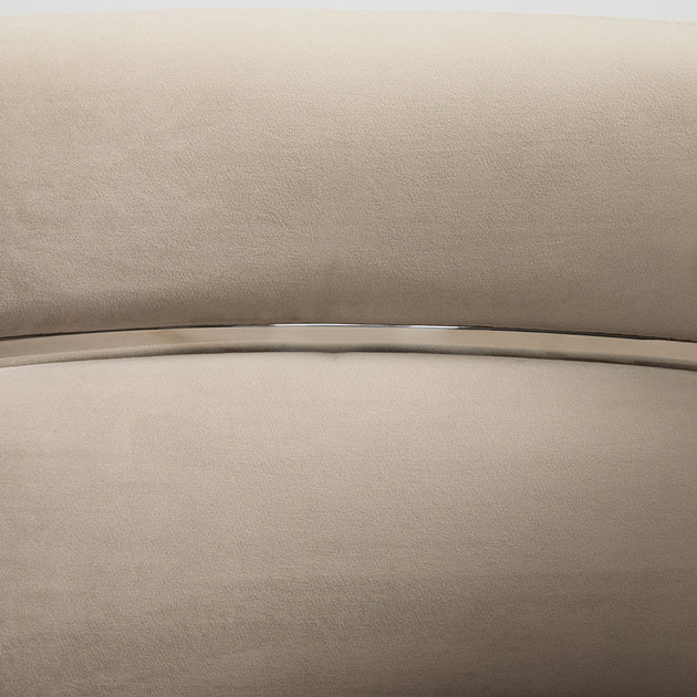 Obi Chair - Cream Velvet - Furniture Depot