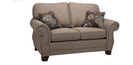 Dina Mocha - Loveseat - Furniture Depot (6068116750509)