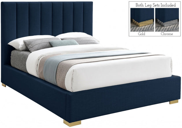 Pierce Linen Bed - Furniture Depot