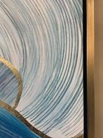 Blue Motion Wall Art - Furniture Depot (6234306609325)