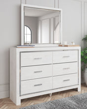 Load image into Gallery viewer, Altyra White 6 Pc. Dresser, Mirror, Chest, Panel Bed - King