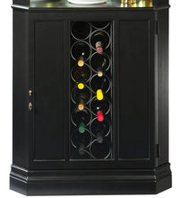 Load image into Gallery viewer, Piedmont VII Black Corner Wine &amp; Bar Cabinetby Howard Miller