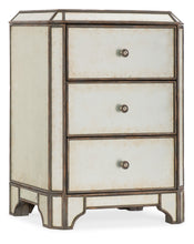 Load image into Gallery viewer, Arabella Mirrored 3-Drawer Nightstand