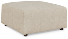 Load image into Gallery viewer, Edenfield Oversized Accent Ottoman - Linen