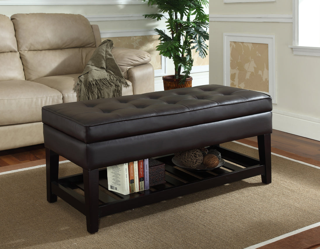 VALDA STORAGE OTTOMAN - Furniture Depot