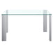 FRANKFURT-DINING TABLE-STAINLESS STEEL - Furniture Depot