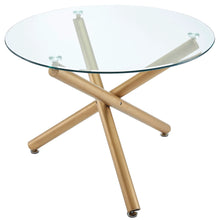 Load image into Gallery viewer, CARMILLA-DINING TABLE-GOLD - Furniture Depot