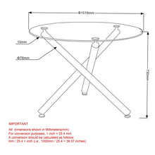 Load image into Gallery viewer, CARMILLA-DINING TABLE-GOLD - Furniture Depot