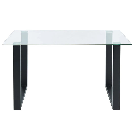 Franco Rectangular Dining Table in Black - Furniture Depot