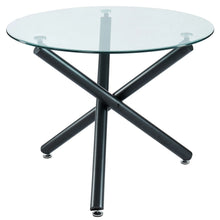 Load image into Gallery viewer, Suzette Round Dining Table in Black - Furniture Depot