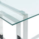 Eros Rectangular Dining Table in Silver - Furniture Depot