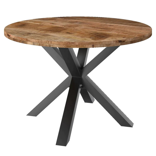 Arhan Round Dining Table in Natural - Furniture Depot