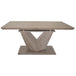 Eclipse Dining Table with Extension in Washed Oak - Furniture Depot