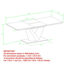 Load image into Gallery viewer, Eclipse Dining Table with Extension in Washed Oak - Furniture Depot