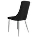 Devo Side Chair, set of 2 in Black - Furniture Depot