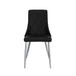 Devo Side Chair, set of 2 in Black - Furniture Depot