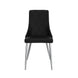 Devo Side Chair, set of 2 in Black - Furniture Depot