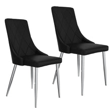 Load image into Gallery viewer, Devo Side Chair, set of 2 in Black - Furniture Depot